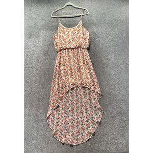 Eyeshadow Babydoll High Low Dress Women Large Feminine Floral Roses‎ Fairy Girly